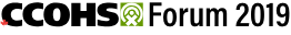 CCOHS Forum 2019 Logo