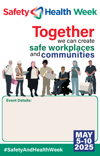 Preview second Safety and Health Week poster