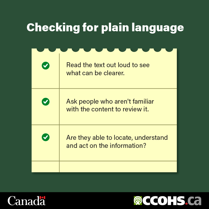 Three tips on how to check for plain language use in your text